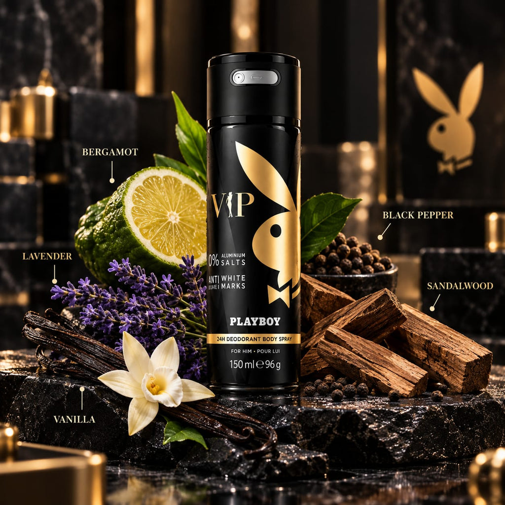 Playboy VIP Deodorant Body Spray for Him – 150 ml