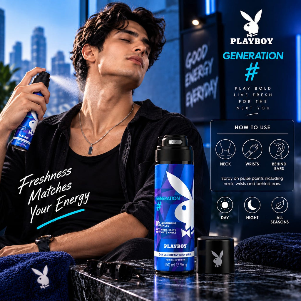 Playboy Generation # Deodorant Body Spray for Him 150 ml