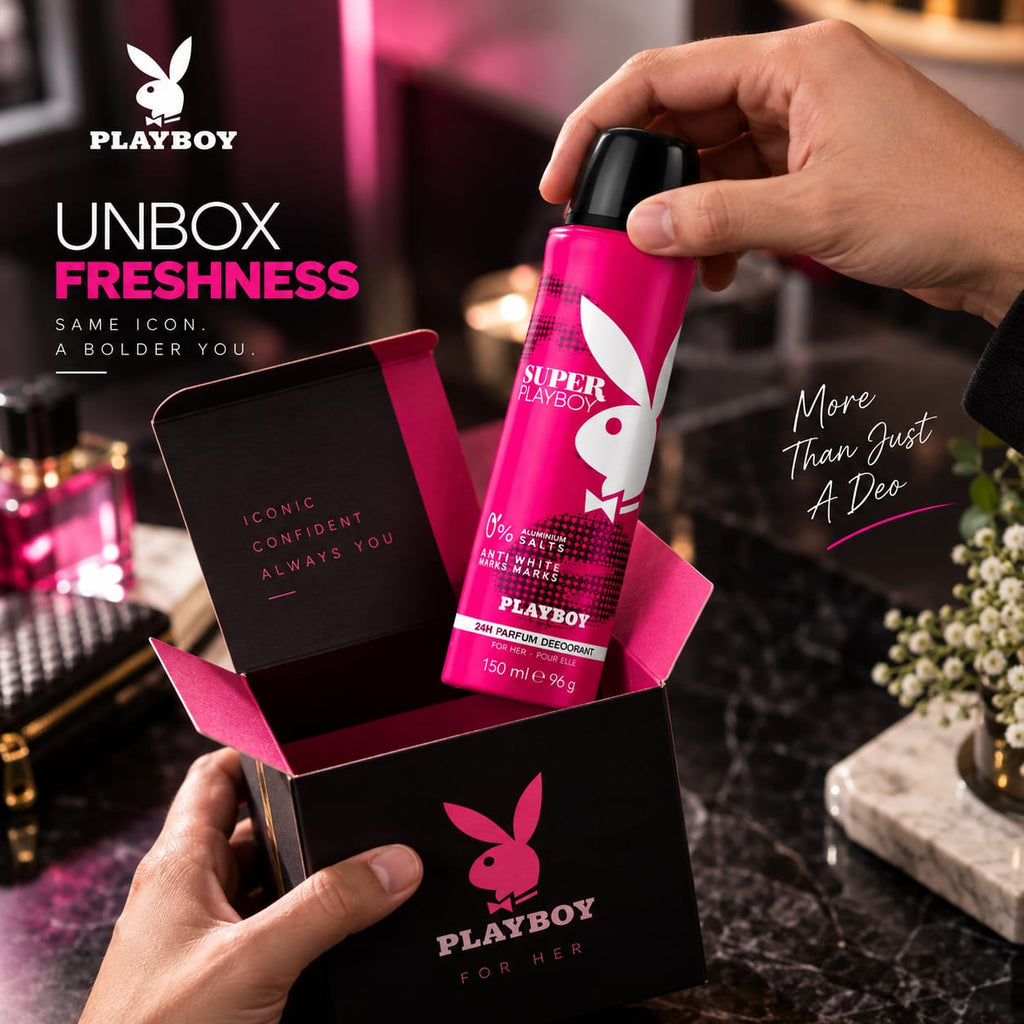 Playboy Super Playboy Women’s Parfum Deodorant 150 ml