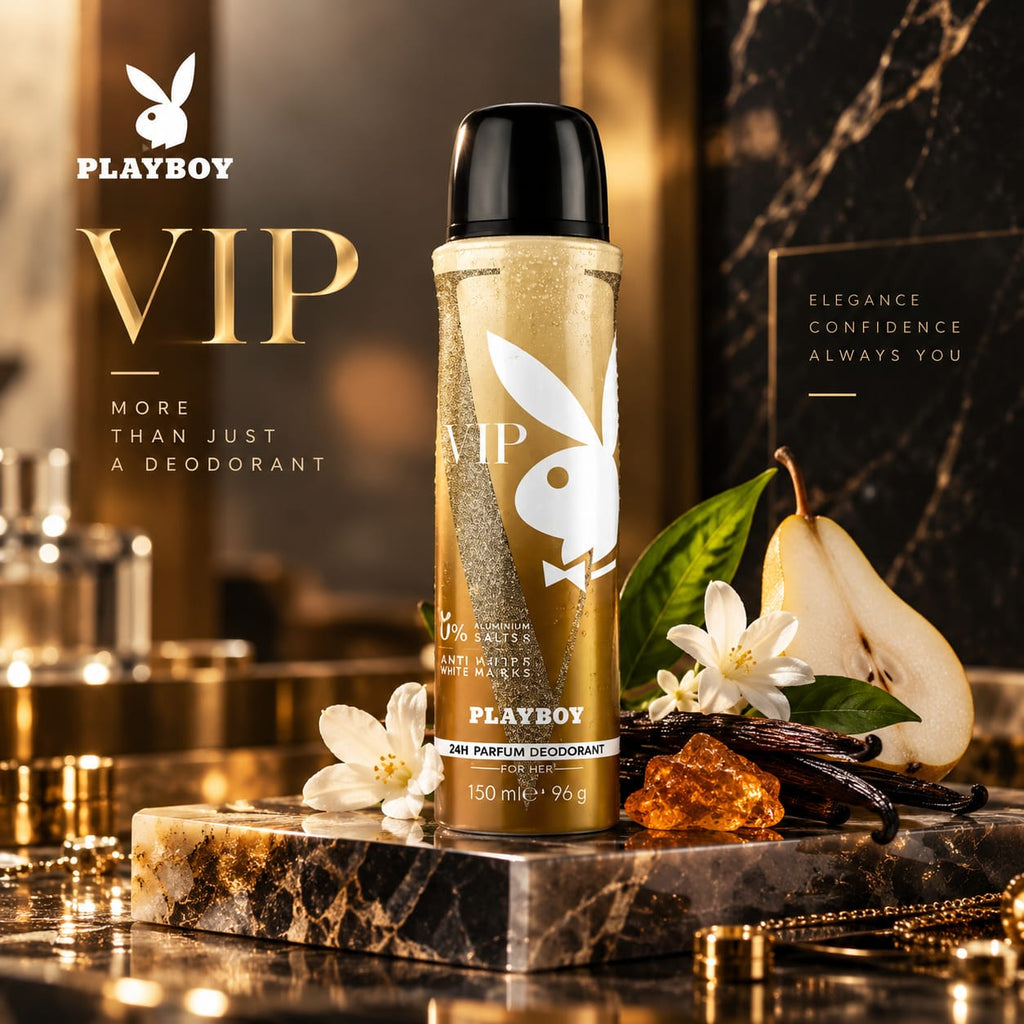 Playboy VIP 24H Parfum Deodorant for Her – 150 ml
