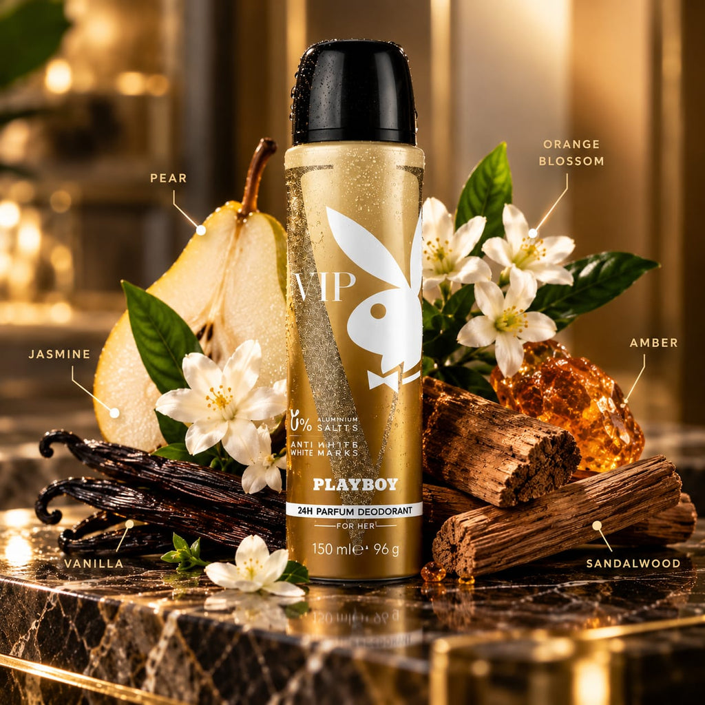 Playboy VIP 24H Parfum Deodorant for Her – 150 ml