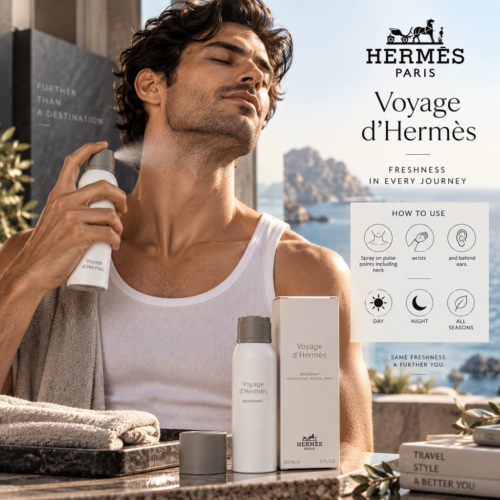 Hermès Voyage d’Hermès Deodorant Natural Spray 150ml