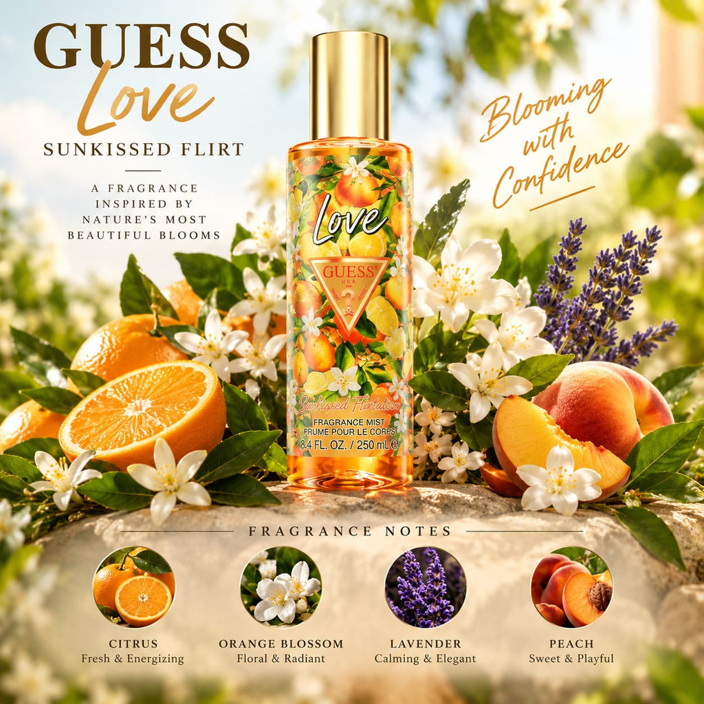 GUESS Love Sunkissed Flirt Fragrance Mist 250ml – Sunkissed Flirt