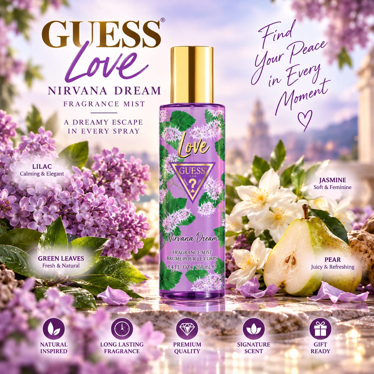 GUESS Love Nirvana Dream Fragrance Mist 250 ml