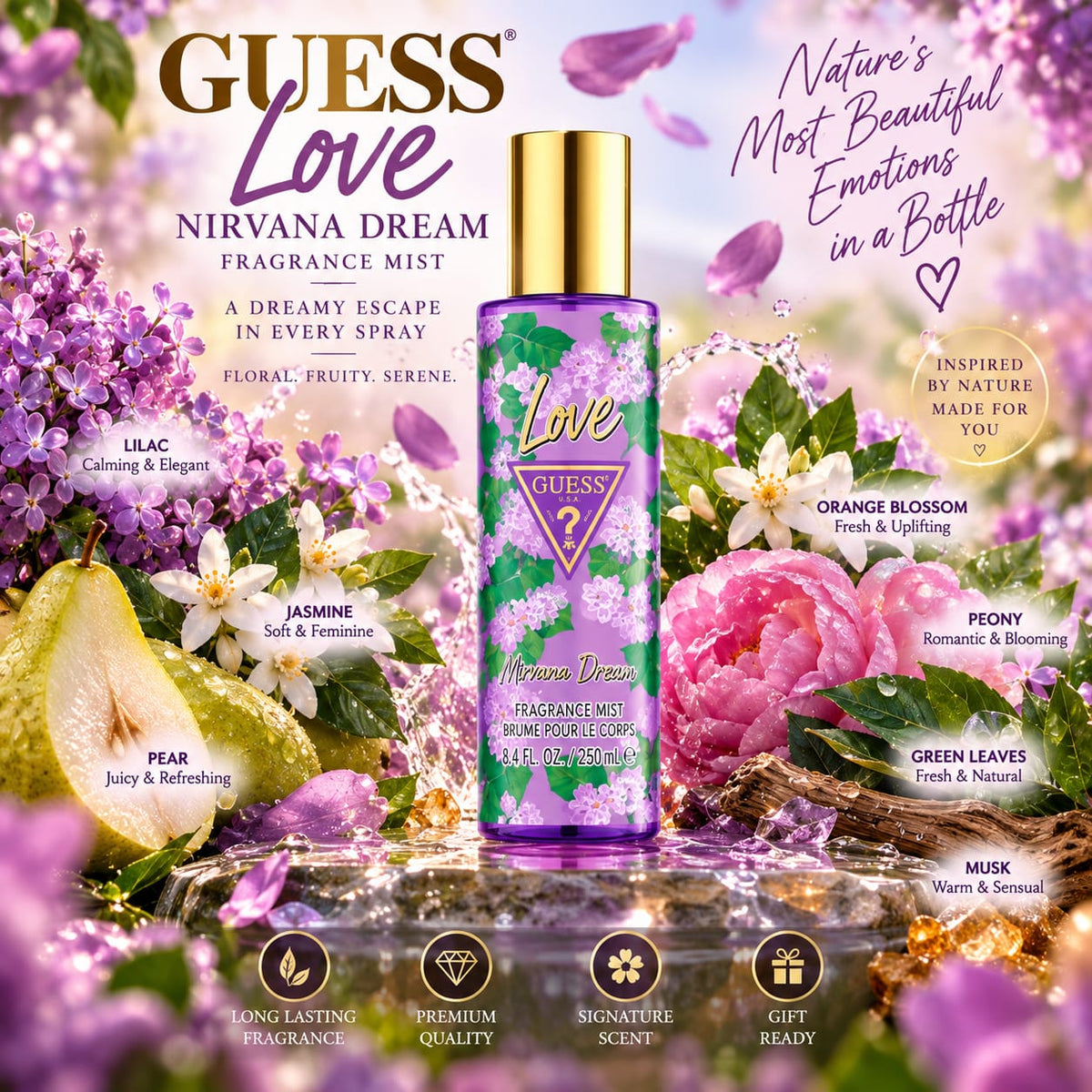GUESS Love Nirvana Dream Fragrance Mist 250 ml