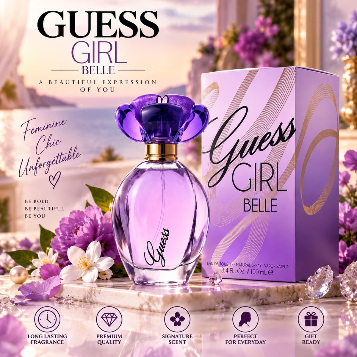 GUESS Girl Belle Eau de Toilette for Women – 100ml