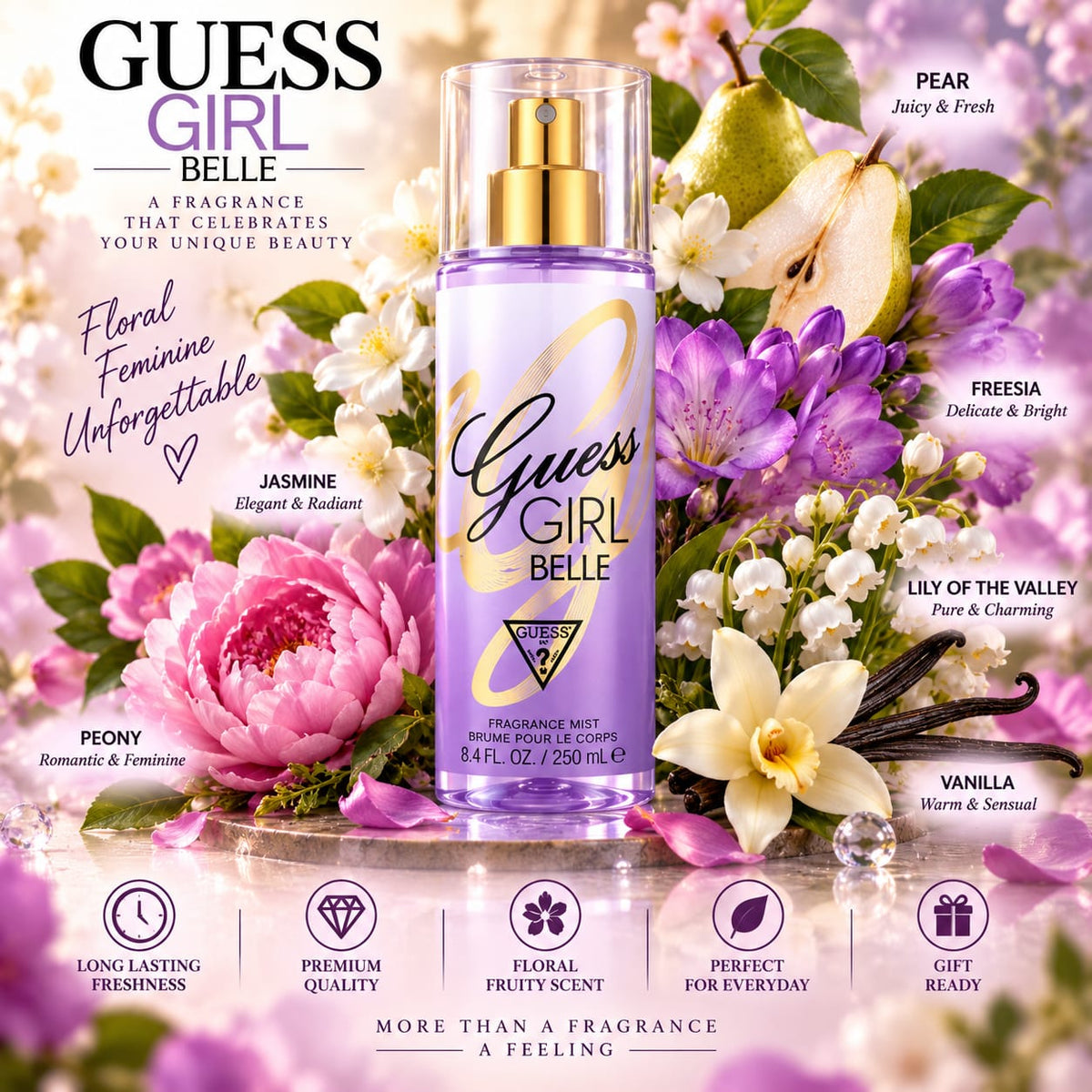 GUESS Girl Belle Fragrance Mist 250ml for Women