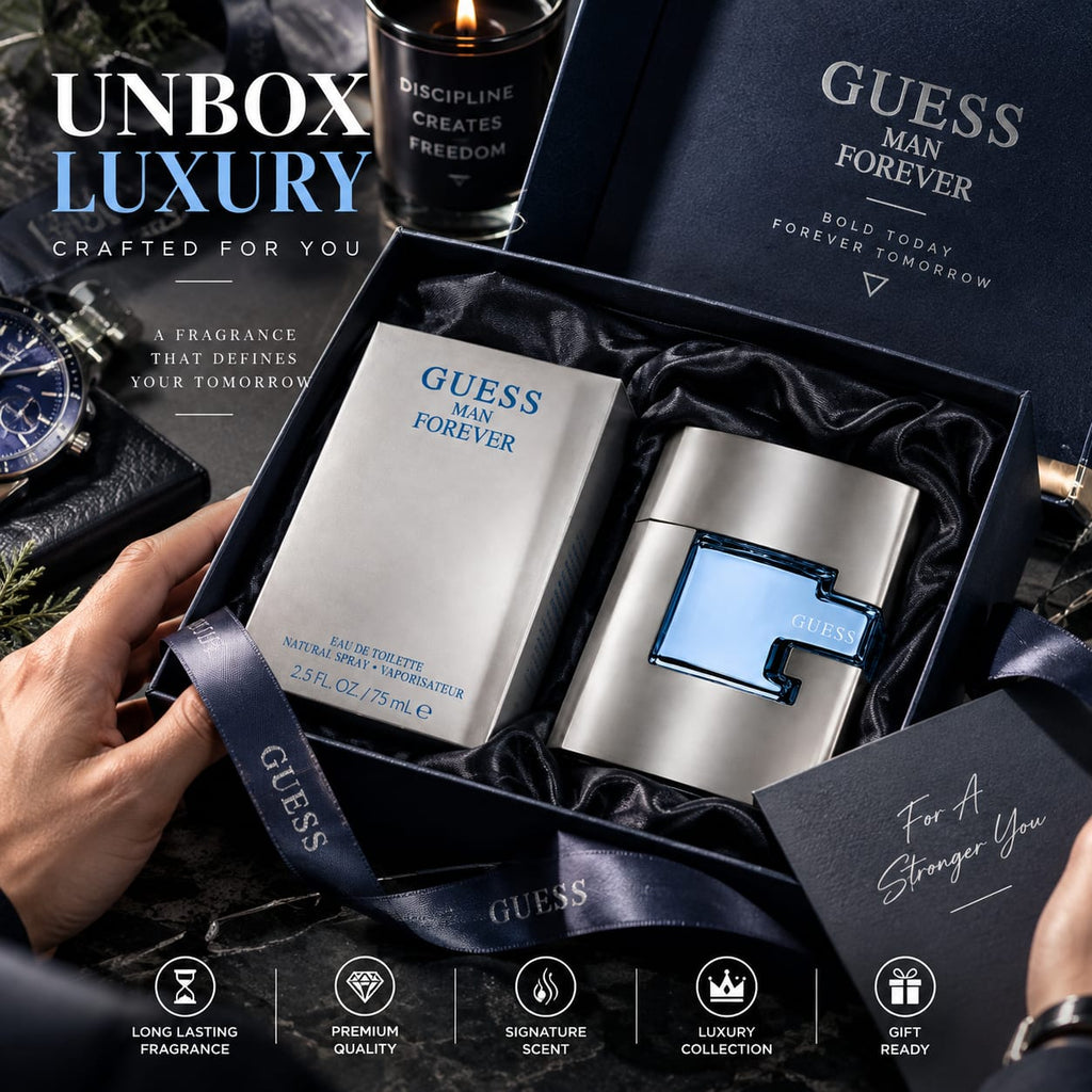 GUESS Man Forever Eau de Toilette for Men 75ml