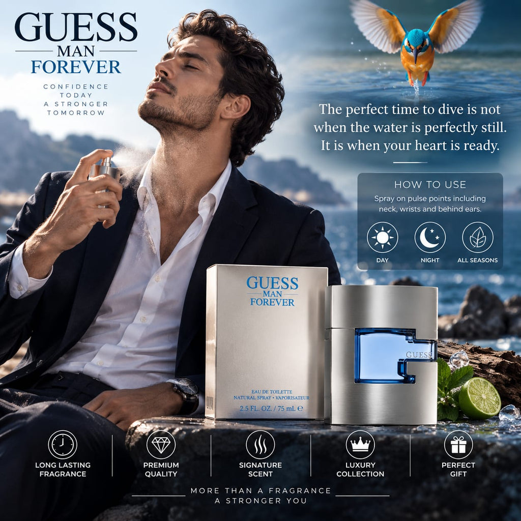 GUESS Man Forever Eau de Toilette for Men 75ml