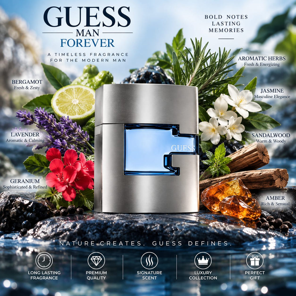 GUESS Man Forever Eau de Toilette for Men 75ml