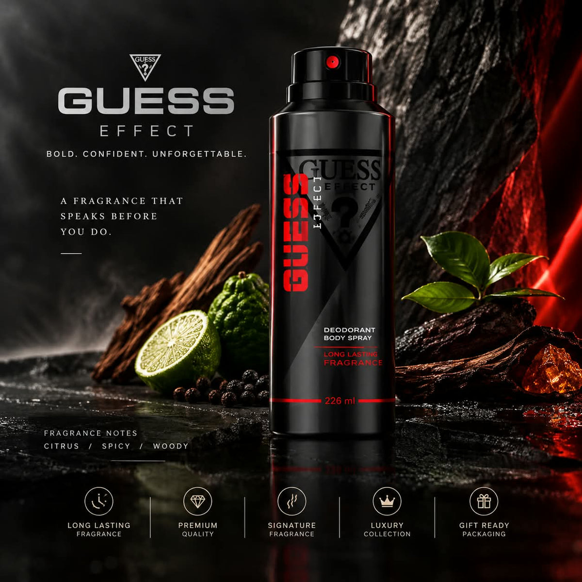Guess Effect Deodorant Body Spray 226ml