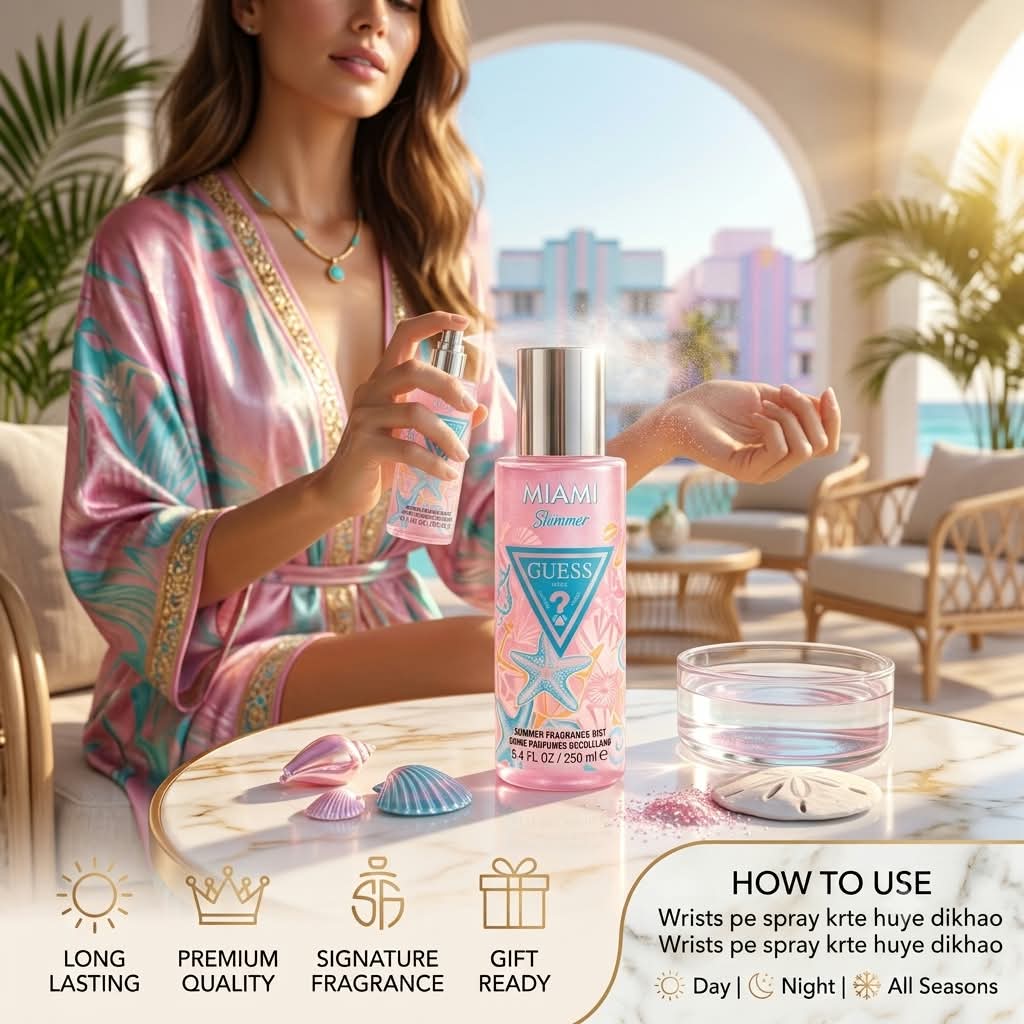 GUESS Miami Vibes Destination Shimmer Fragrance Mist 250ml