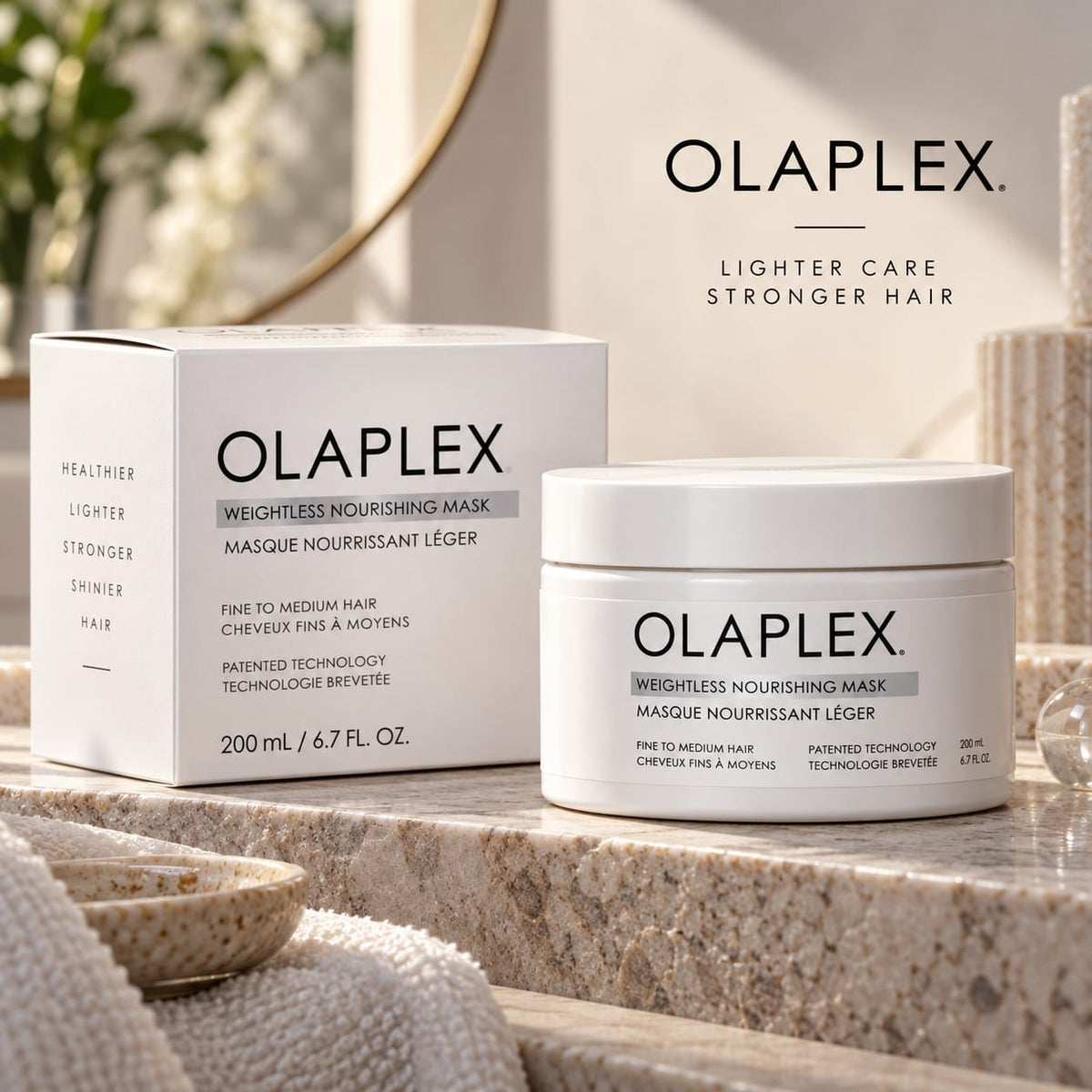 OLAPLEX Weightless Nourishing Mask 200ml / 6.7 fl oz – Nourishing Hair Mask for Fine to Medium Hair