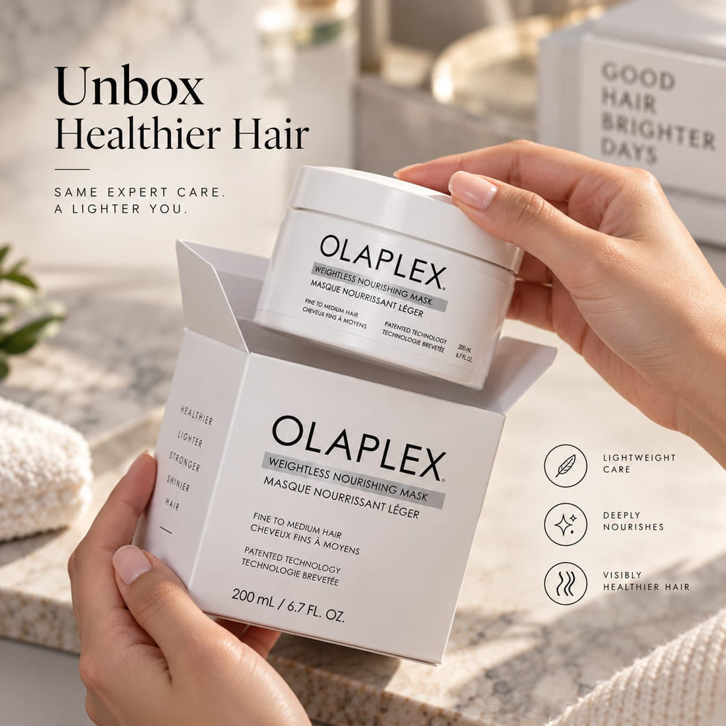 OLAPLEX Weightless Nourishing Mask 200ml / 6.7 fl oz – Nourishing Hair Mask for Fine to Medium Hair
