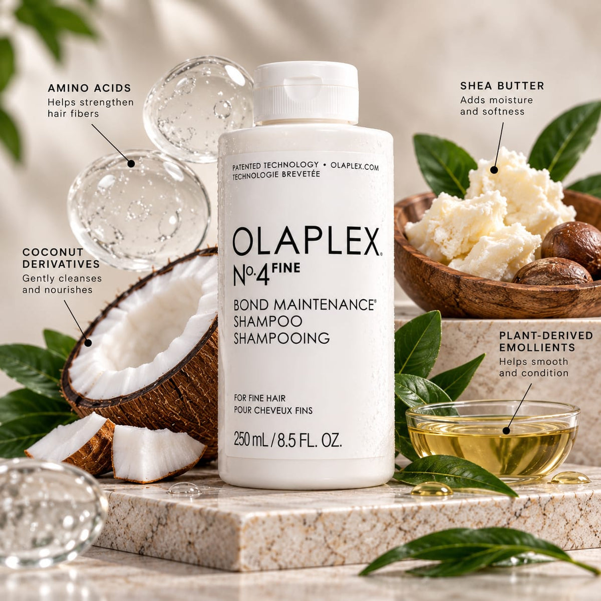 OLAPLEX No.4 Fine Bond Maintenance Shampoo 250ml