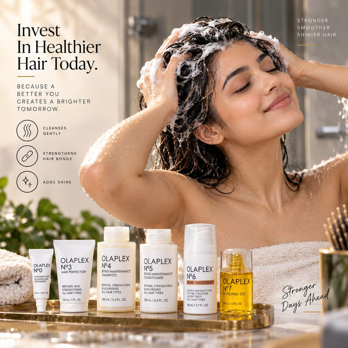 OLAPLEX Full-On Shine Set – Hair Care & Bond Maintenance Set