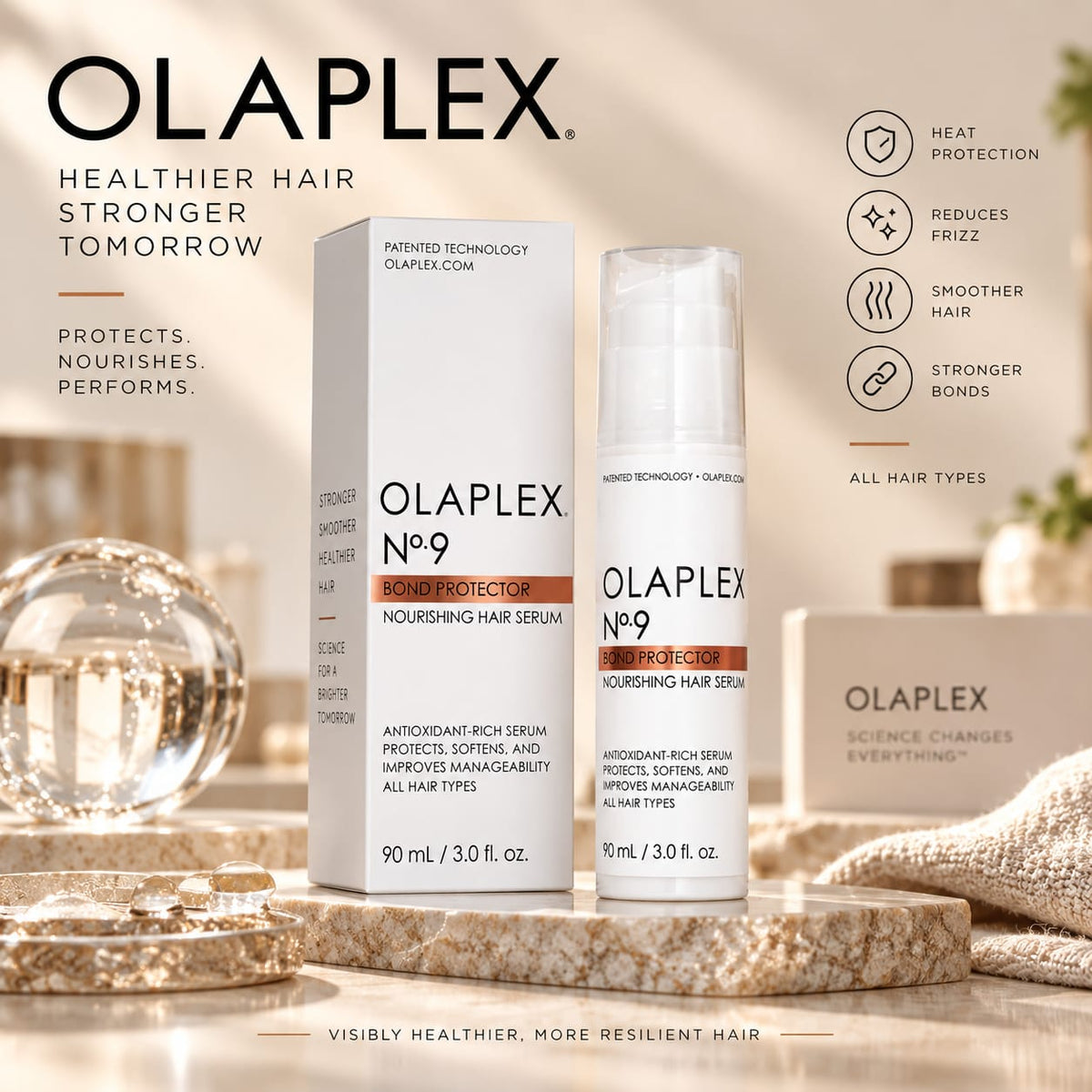 OLAPLEX No.9 Bond Protector Nourishing Hair Serum 90ml