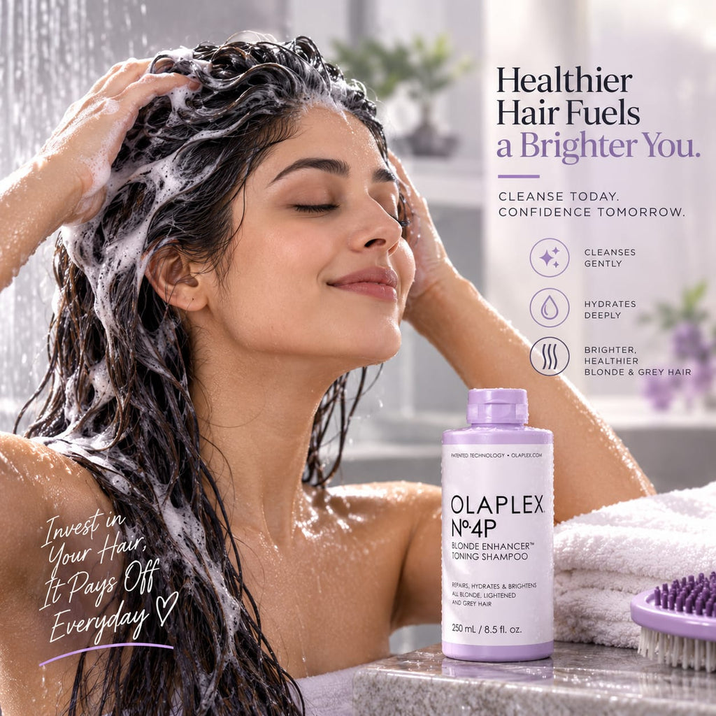 OLAPLEX No.4P Blonde Enhancer Toning Shampoo 250ml