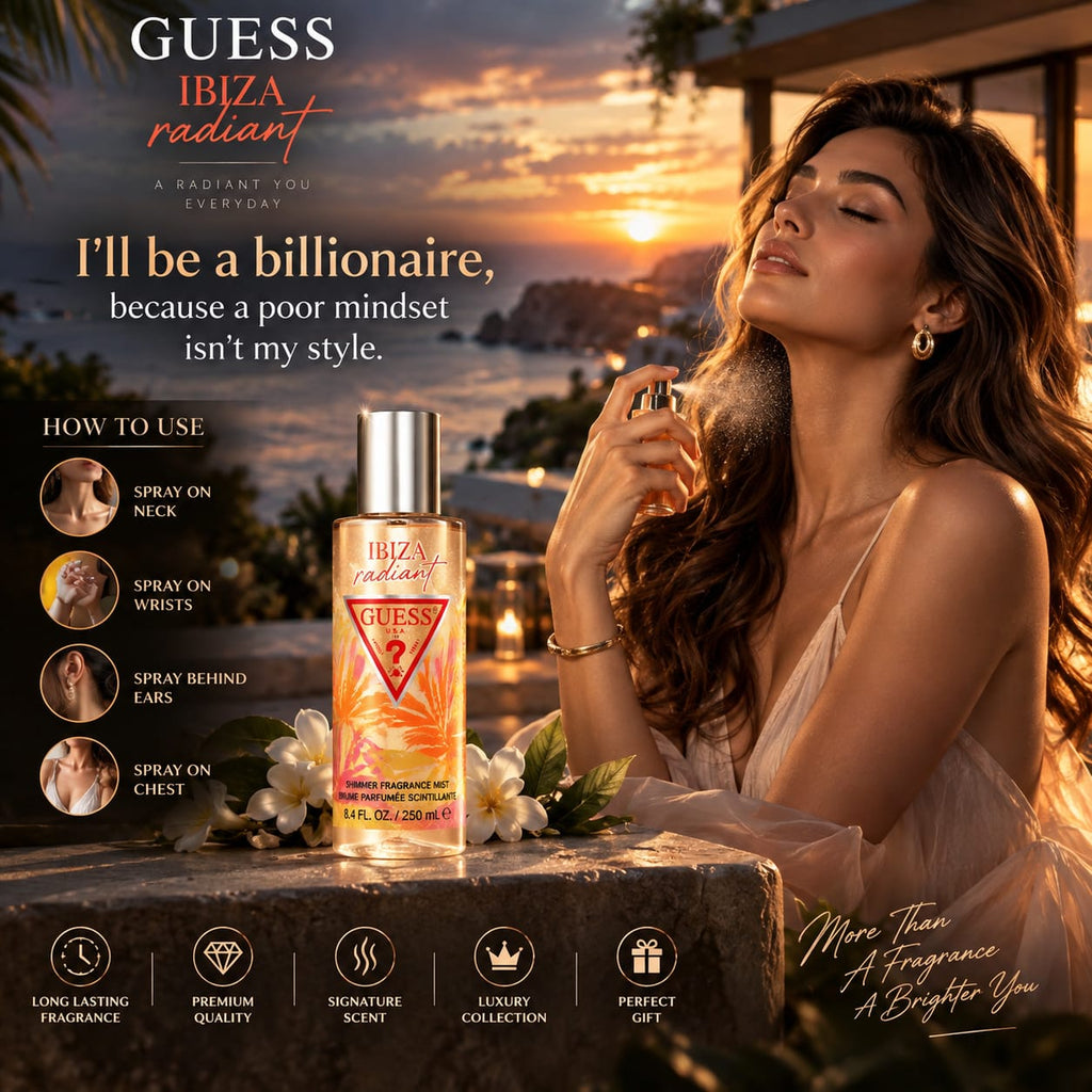 GUESS Ibiza Radiant Shimmer Fragrance Mist 250 ml