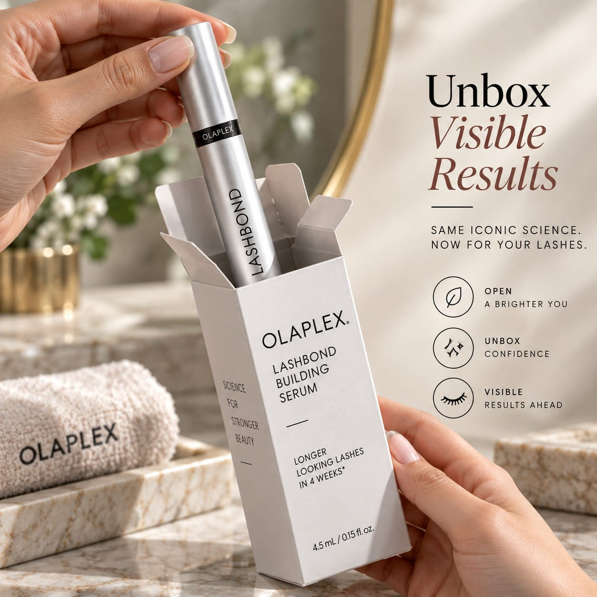 OLAPLEX Lashbond Building Serum 4.5 mL – Lash Serum for Longer-Looking Lashes