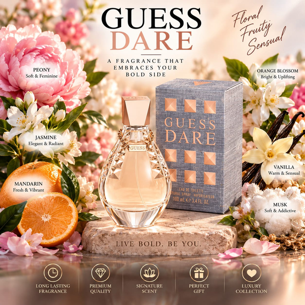 GUESS Dare Eau de Toilette for Women – 100 ml