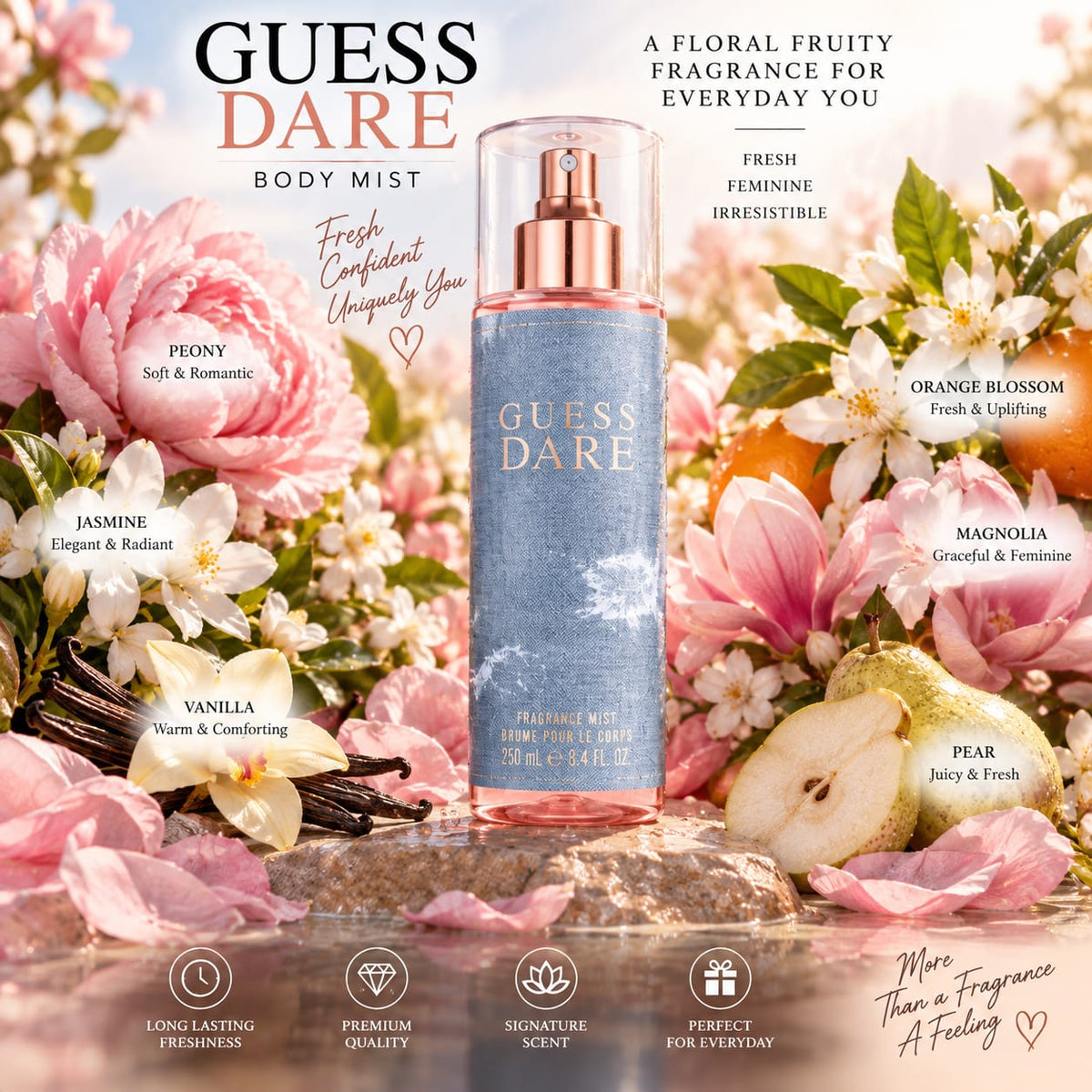 GUESS Dare Fragrance Mist for Women – 250ml