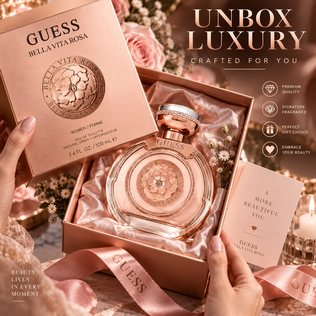 GUESS Bella Vita Rosa Eau de Toilette for Women – 100 ml