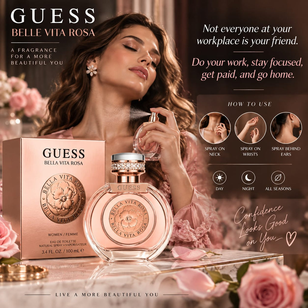 GUESS Bella Vita Rosa Eau de Toilette for Women – 100 ml