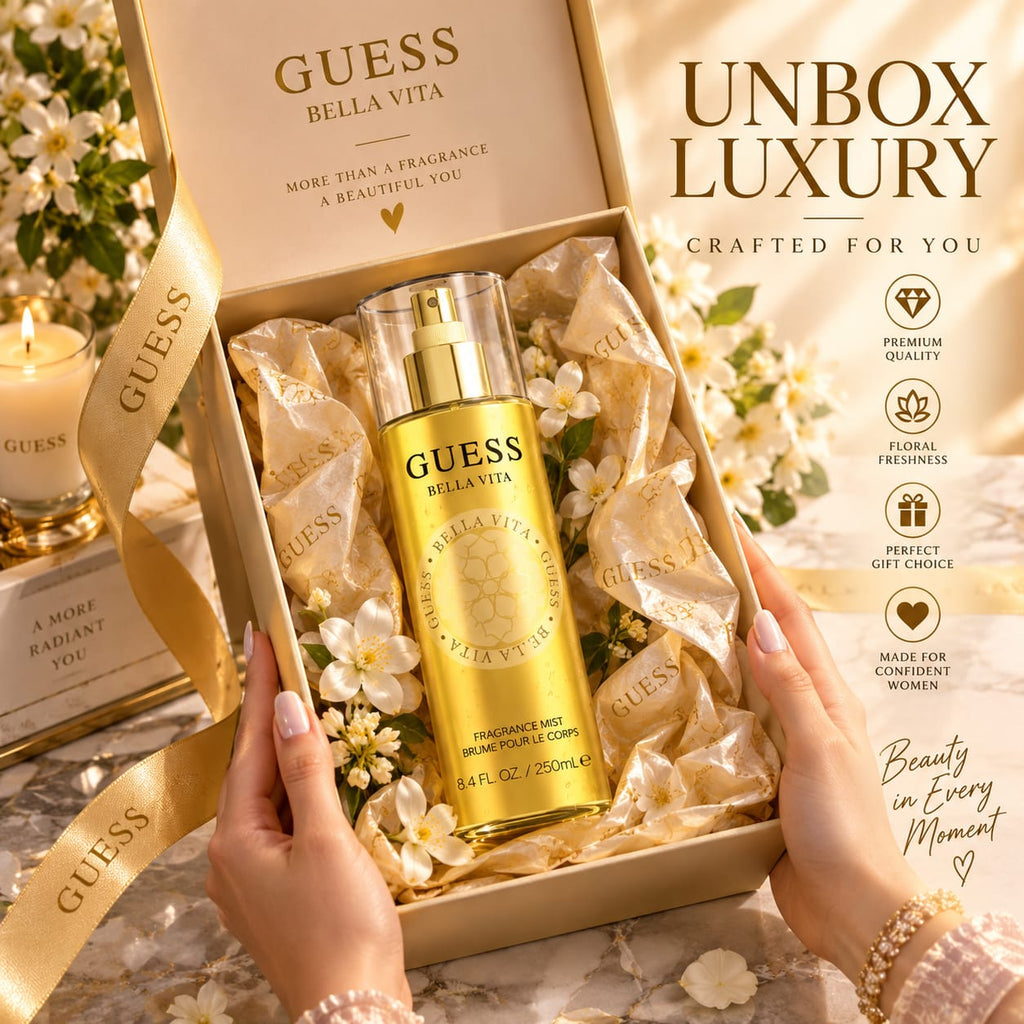 GUESS Bella Vita Body Mist for Women 250 ml – Fresh Feminine Fragrance