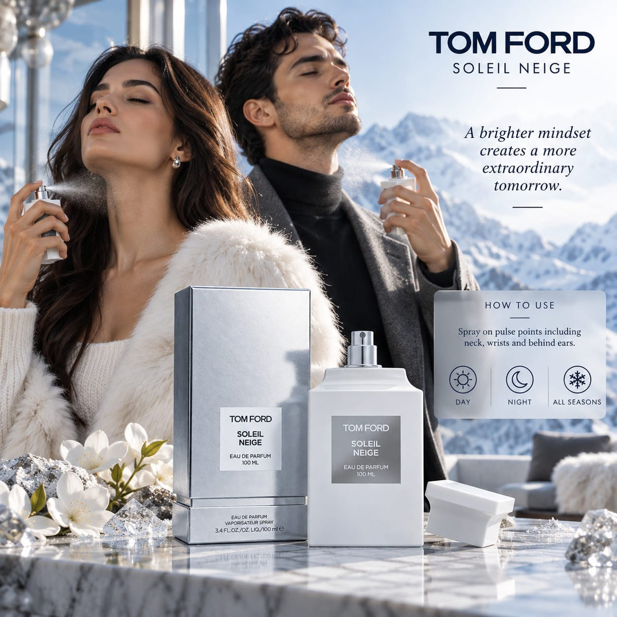 TOM FORD Soleil Neige Eau de Parfum 100ml Unisex Perfume