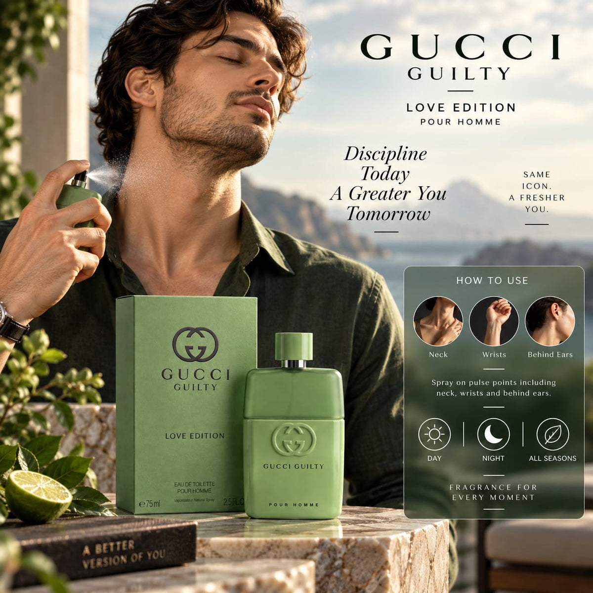 Gucci Guilty Love Edition Pour Homme Eau de Toilette 75ml