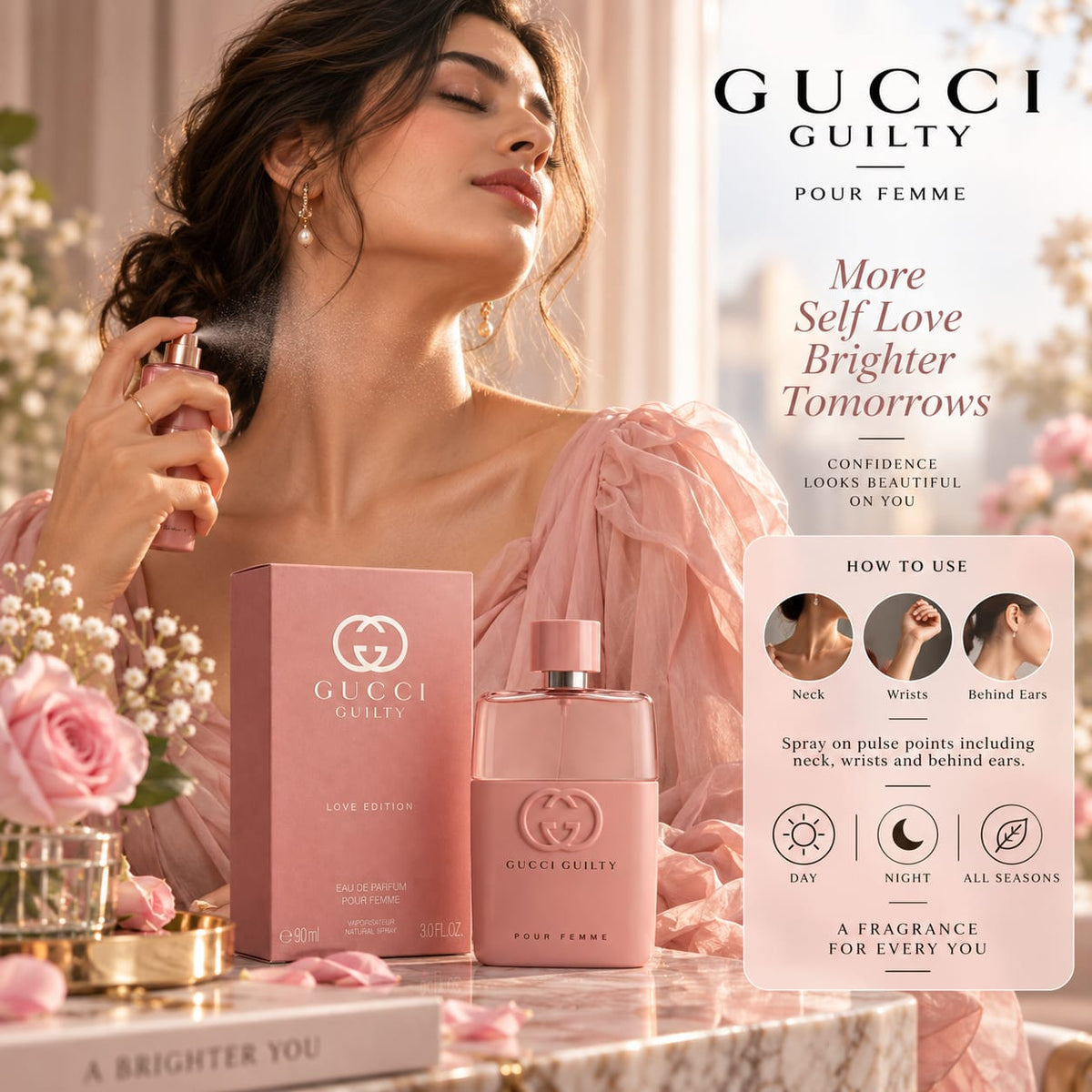 Gucci Guilty Love Edition Pour Femme Eau de Parfum 90ml