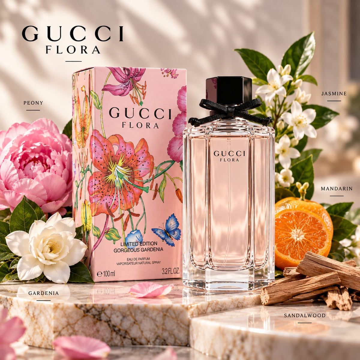 Gucci Flora Gorgeous Gardenia Eau de Parfum 100ml – Limited Edition