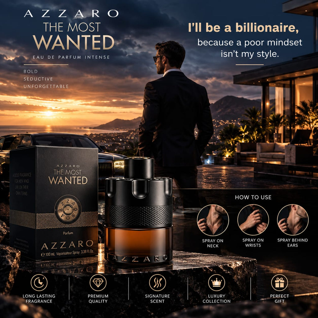Azzaro The Most Wanted Eau de Parfum Intense for Men 100ml