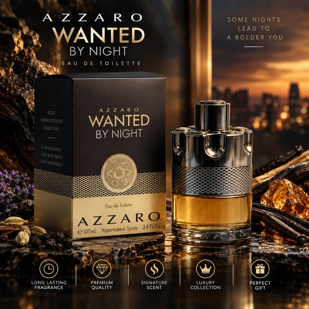 Azzaro Wanted By Night Eau de Toilette for Men 100ml