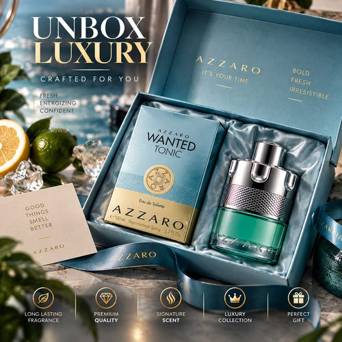 Azzaro Wanted Tonic Eau de Toilette for Men – 100ml