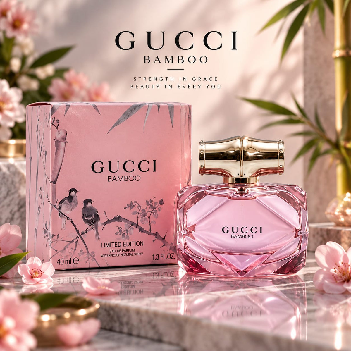 Gucci Bamboo Eau de Parfum Limited Edition 40ml – Perfume for Women