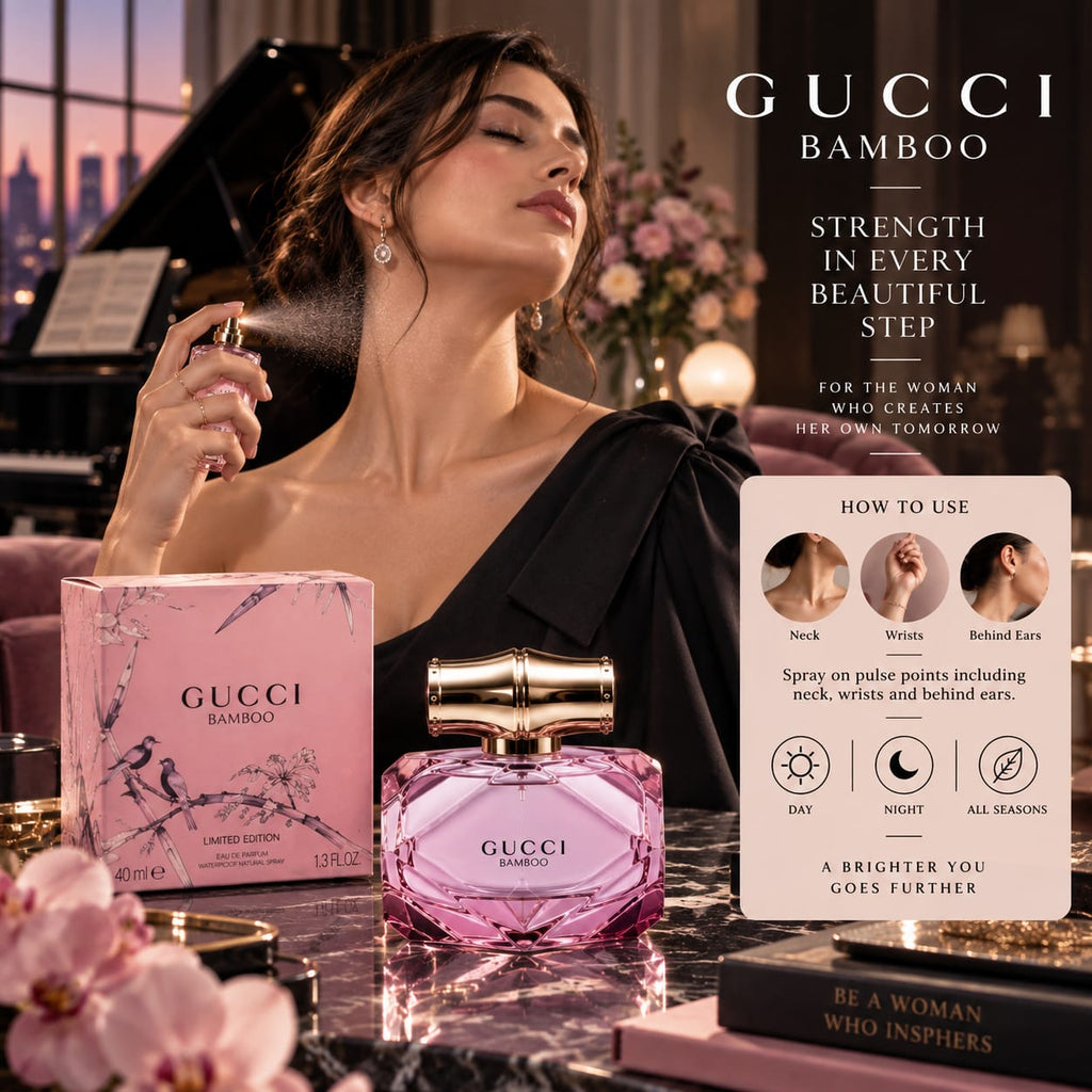 Gucci Bamboo Eau de Parfum Limited Edition 40ml – Perfume for Women