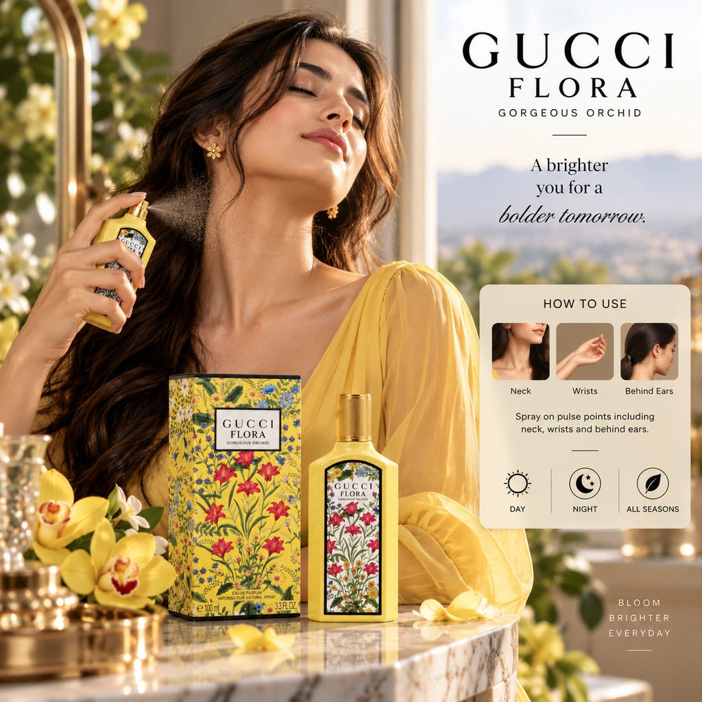 Gucci Flora Gorgeous Orchid Eau de Parfum 100ml for Women