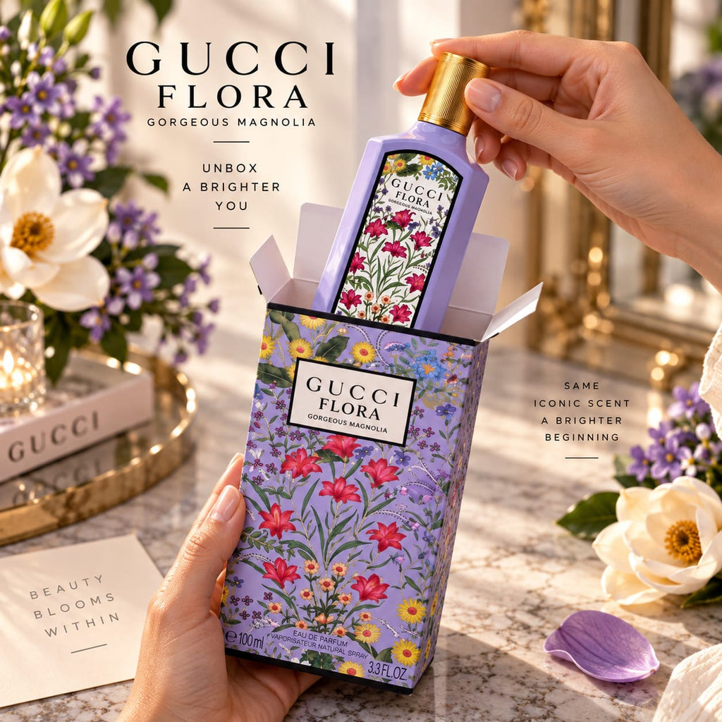 Gucci Flora Gorgeous Magnolia Eau de Parfum 100ml
