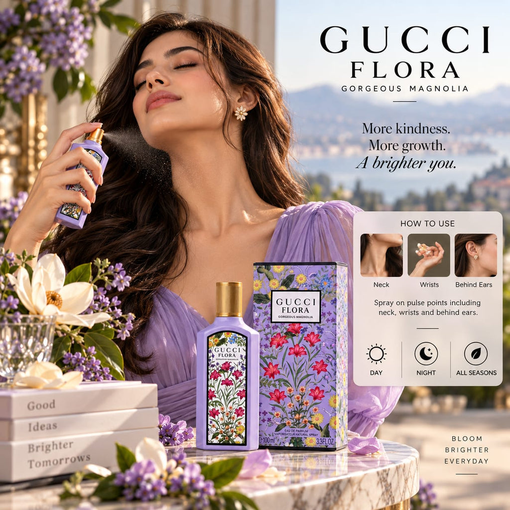 Gucci Flora Gorgeous Magnolia Eau de Parfum 100ml