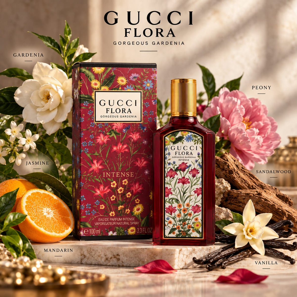 Gucci Flora Gorgeous Gardenia Intense Eau de Parfum 100ml for Women