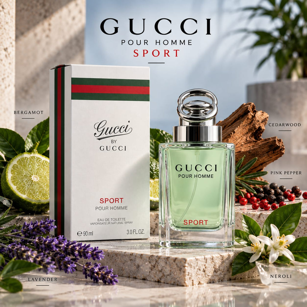 Gucci Pour Homme Sport Eau de Toilette 90ml – Men's Fragrance