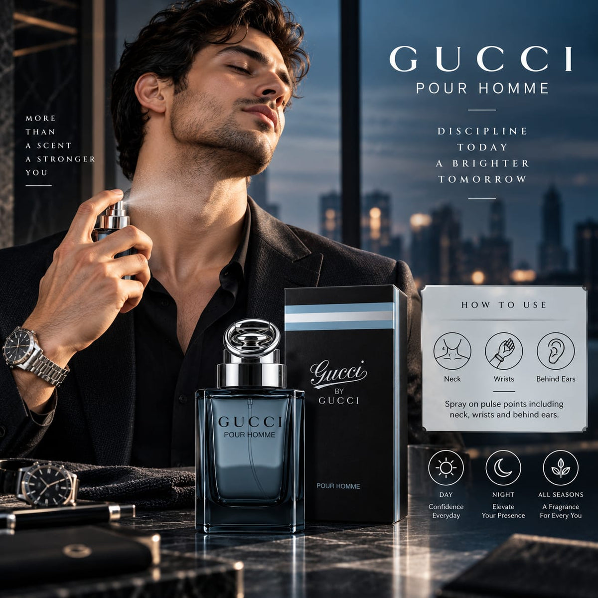 Gucci by Gucci Pour Homme Men's Perfume