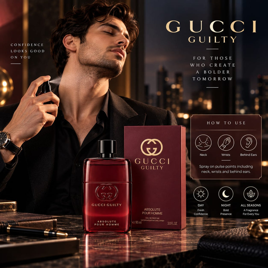 Gucci Guilty Absolute Pour Homme Eau de Parfum 90ml