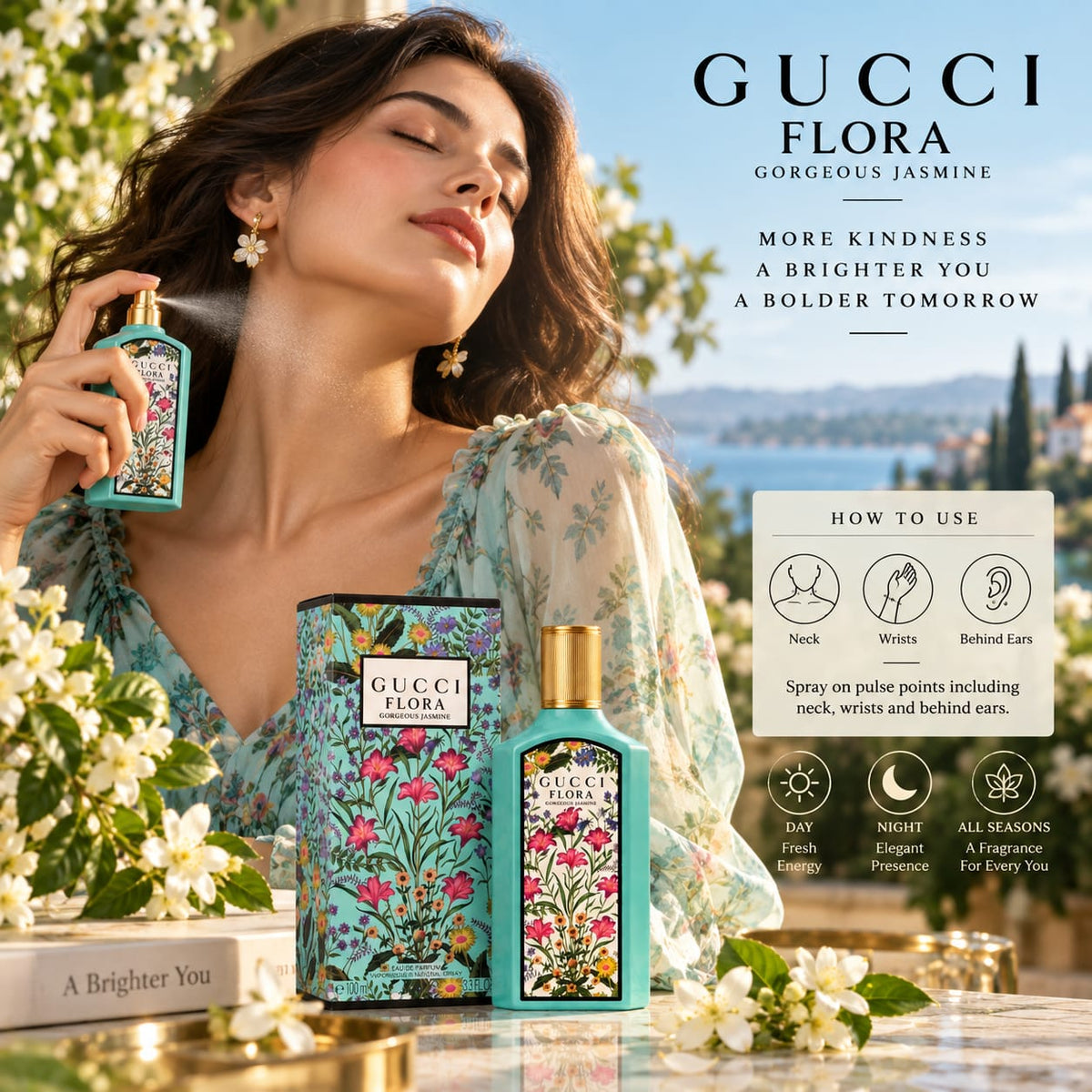 Gucci Flora Gorgeous Jasmine Eau de Parfum 100ml
