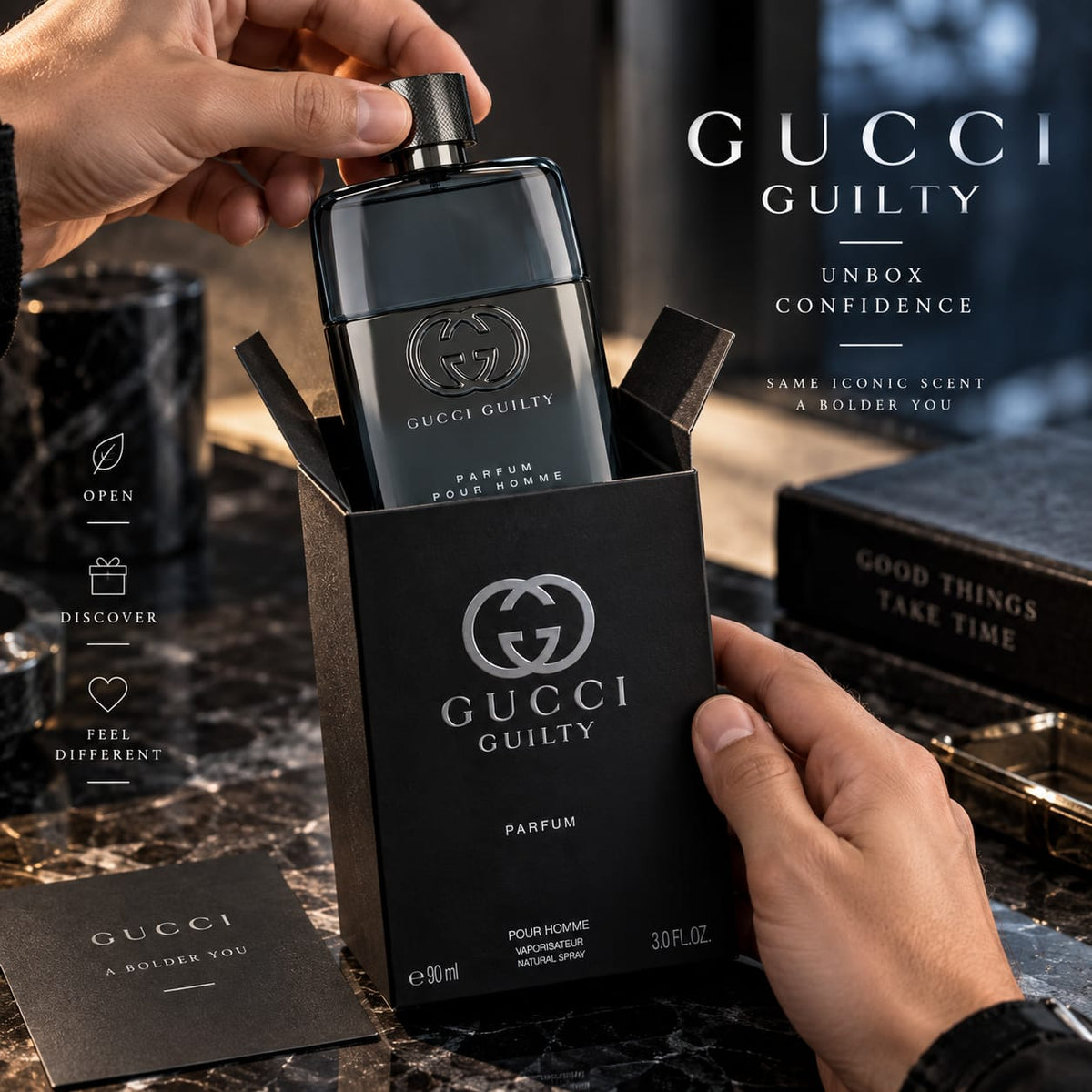 Gucci Guilty Pour Homme Parfum 90ml for Men