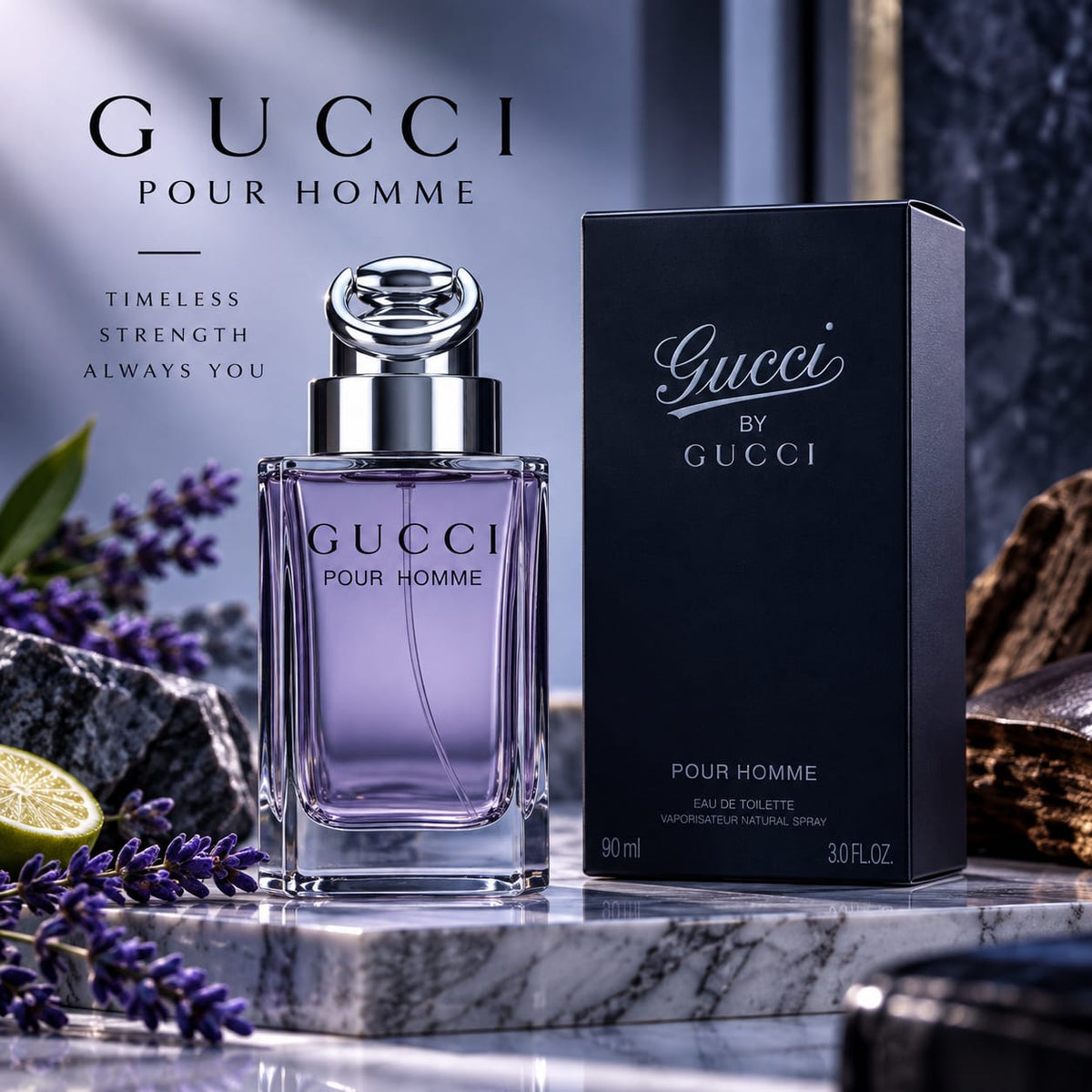 Gucci Pour Homme Eau de Toilette 90ml for Men