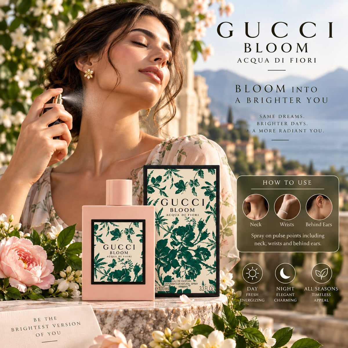 Gucci Bloom Acqua di Fiori Eau de Parfum 100ml for Women