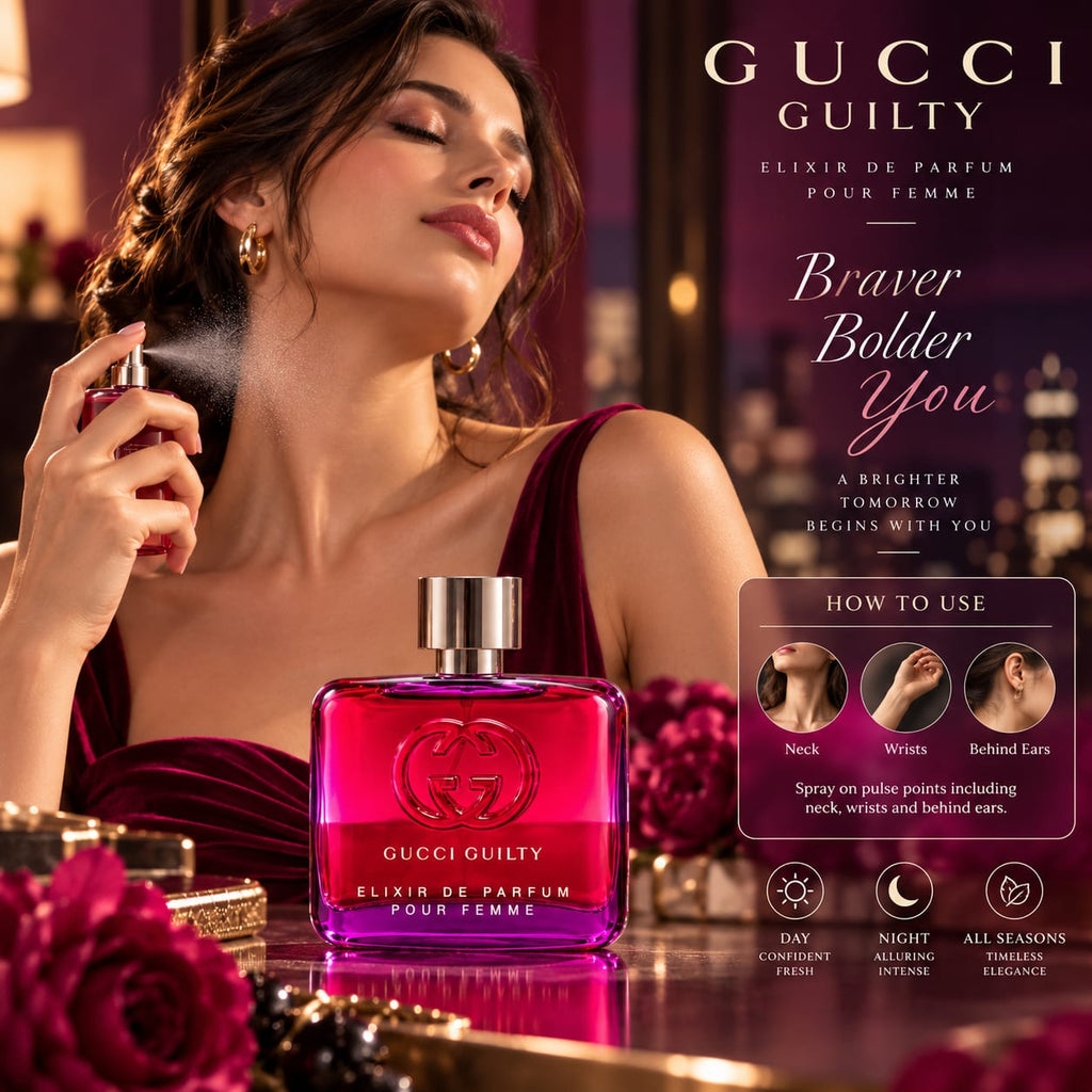 Gucci Guilty Elixir de Parfum Pour Femme 60ml Eau de Parfum